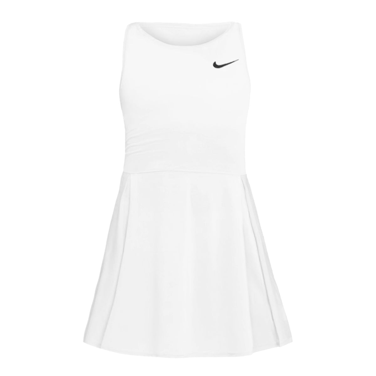 Nike Court Advantage Vestido Mujeres - blanco, negro