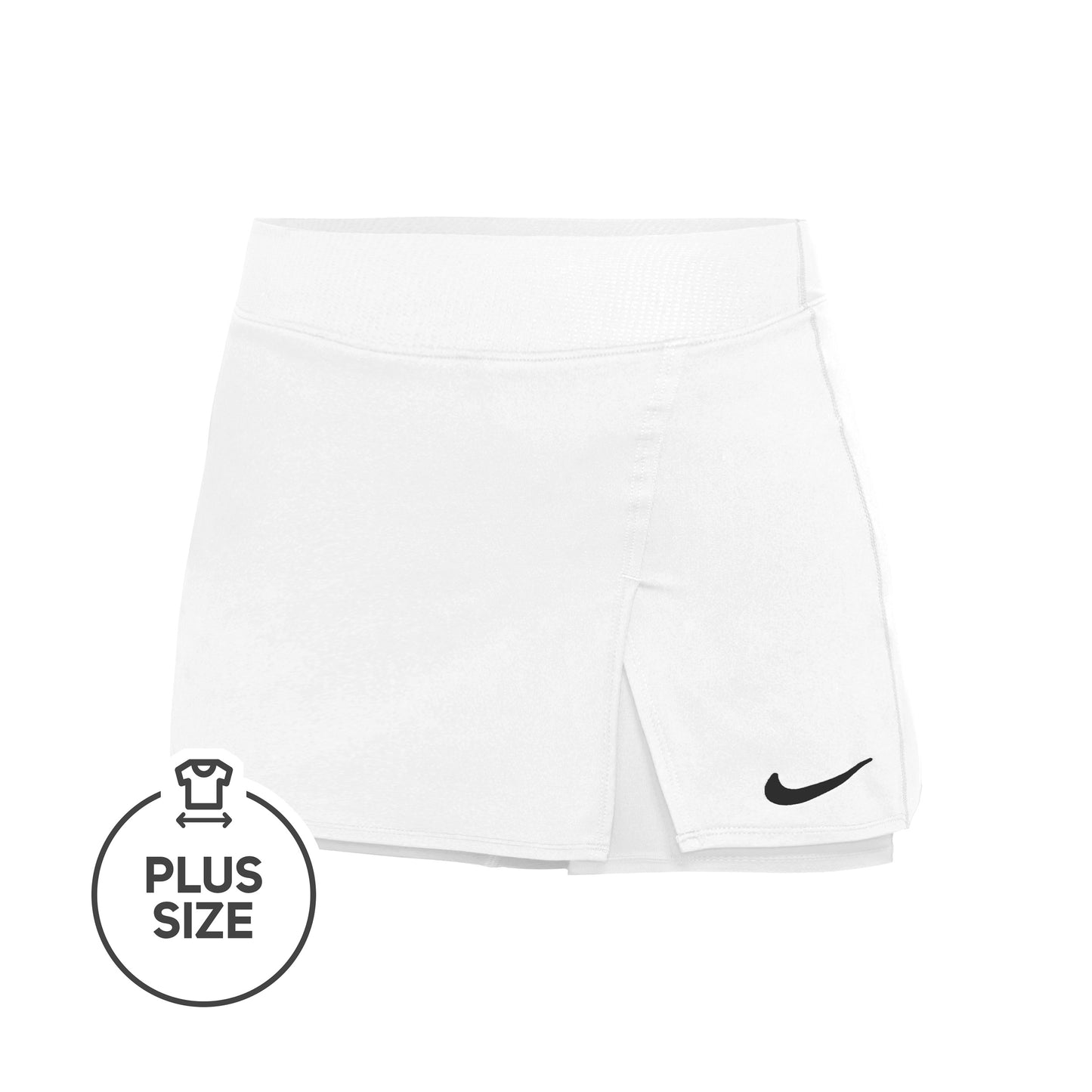 Nike Court STR Plus Size Falda Mujeres - blanco, negro