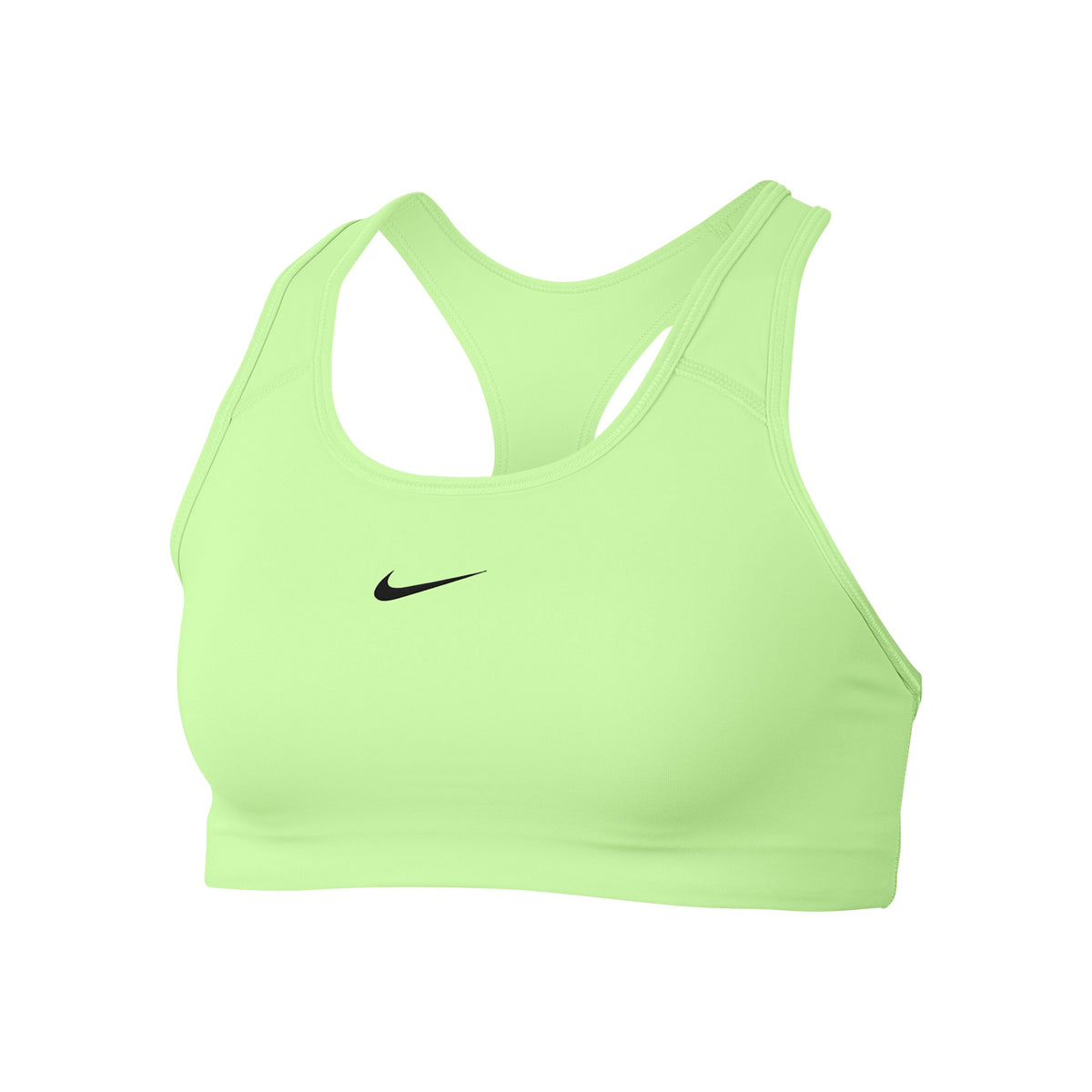 Nike Dri-Fit Swoosh Sujetador deportivo Mujeres - verde neón,