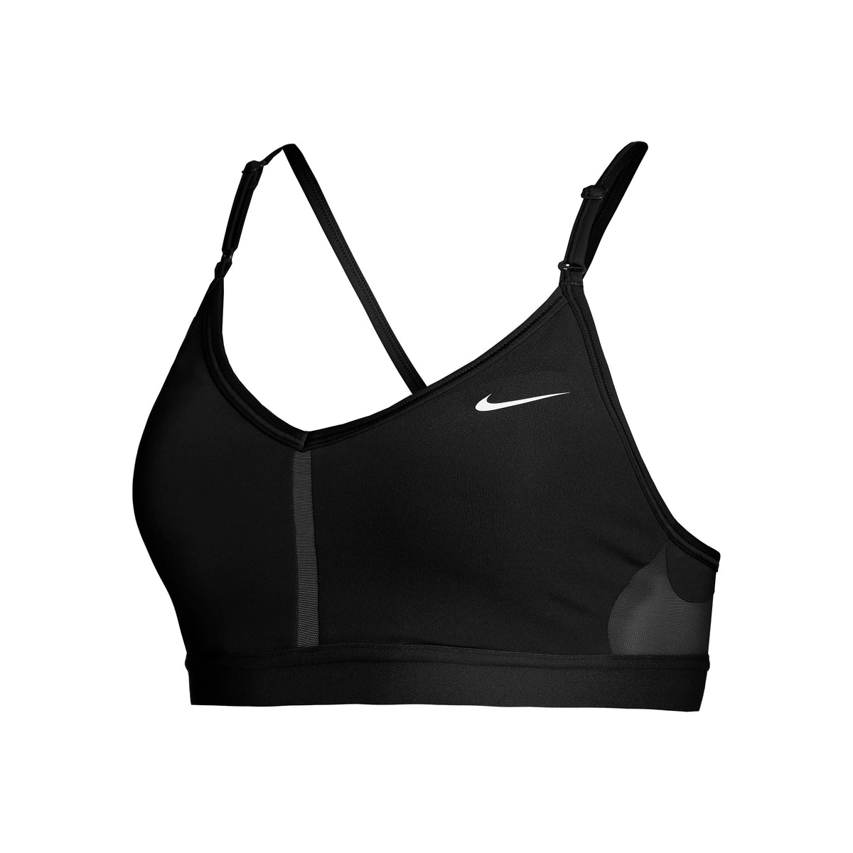 Nike Dri-Fit Indy V-Neck Sujetador deportivo Mujeres - negro,