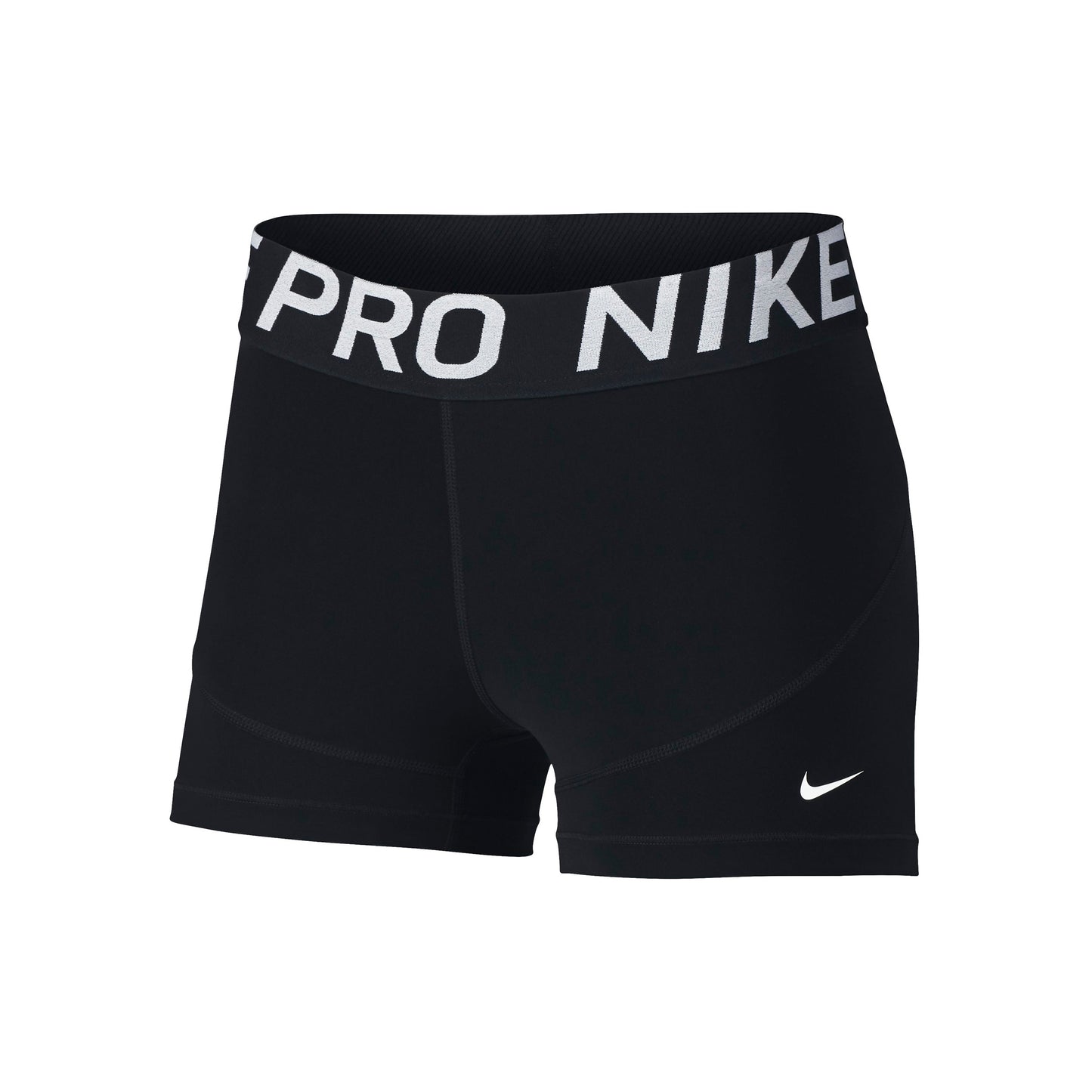 Nike Dri-Fit Big Kids 3in Shorts Chicas-negro,blanco