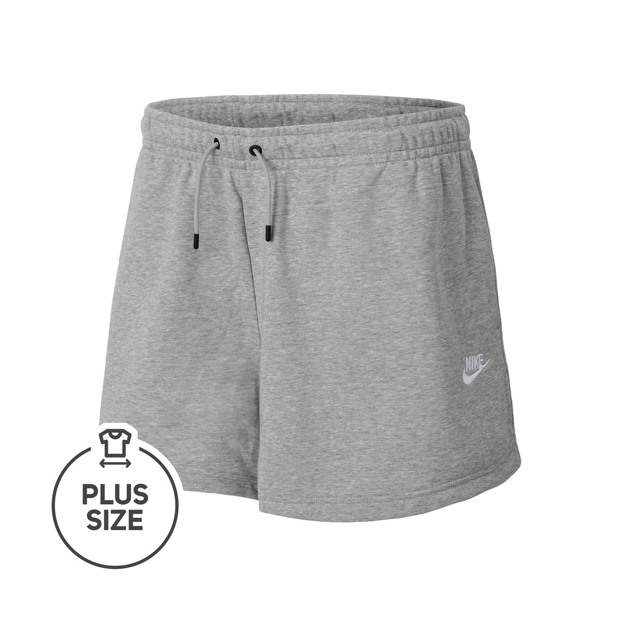 Nike Plus Size Shorts Mujeres - gris claro,