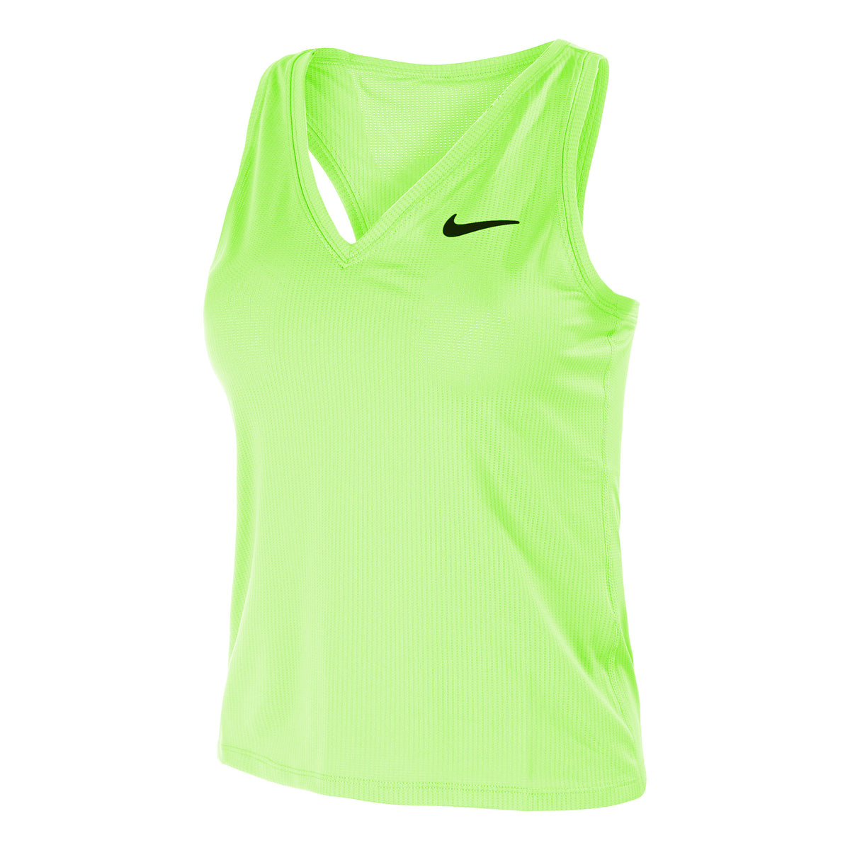 Nike Dri-Fit Victory Court Camiseta de tirantes Mujeres - verde neón,