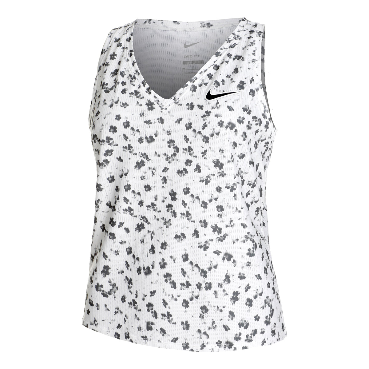 Nike Dri-Fit Printed Camiseta de tirantes Mujeres - blanco, negro