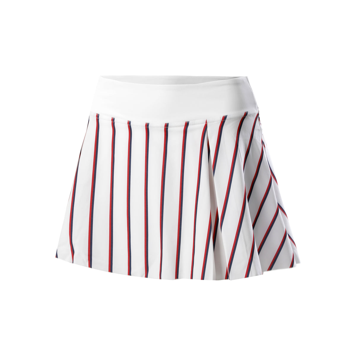 Nike Dri-Fit Club Regular Falda Mujeres - blanco, rojo