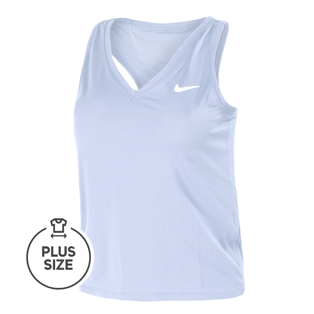 Nike Dri-Fit Plus Size Camiseta de tirantes Mujeres - azul claro,