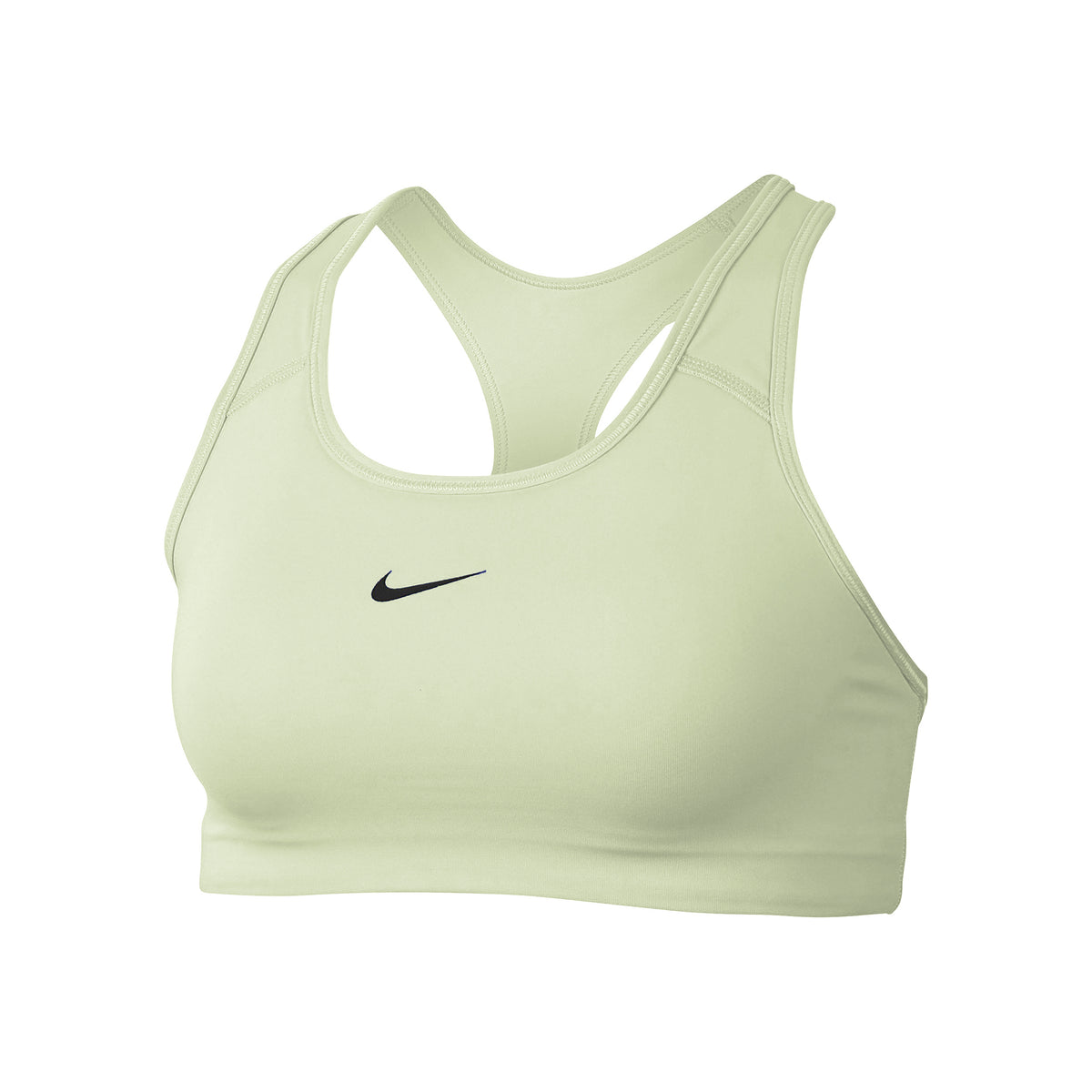 Nike Dri-Fit Swoosh Sujetador deportivo Mujeres - amarillo limón, negro