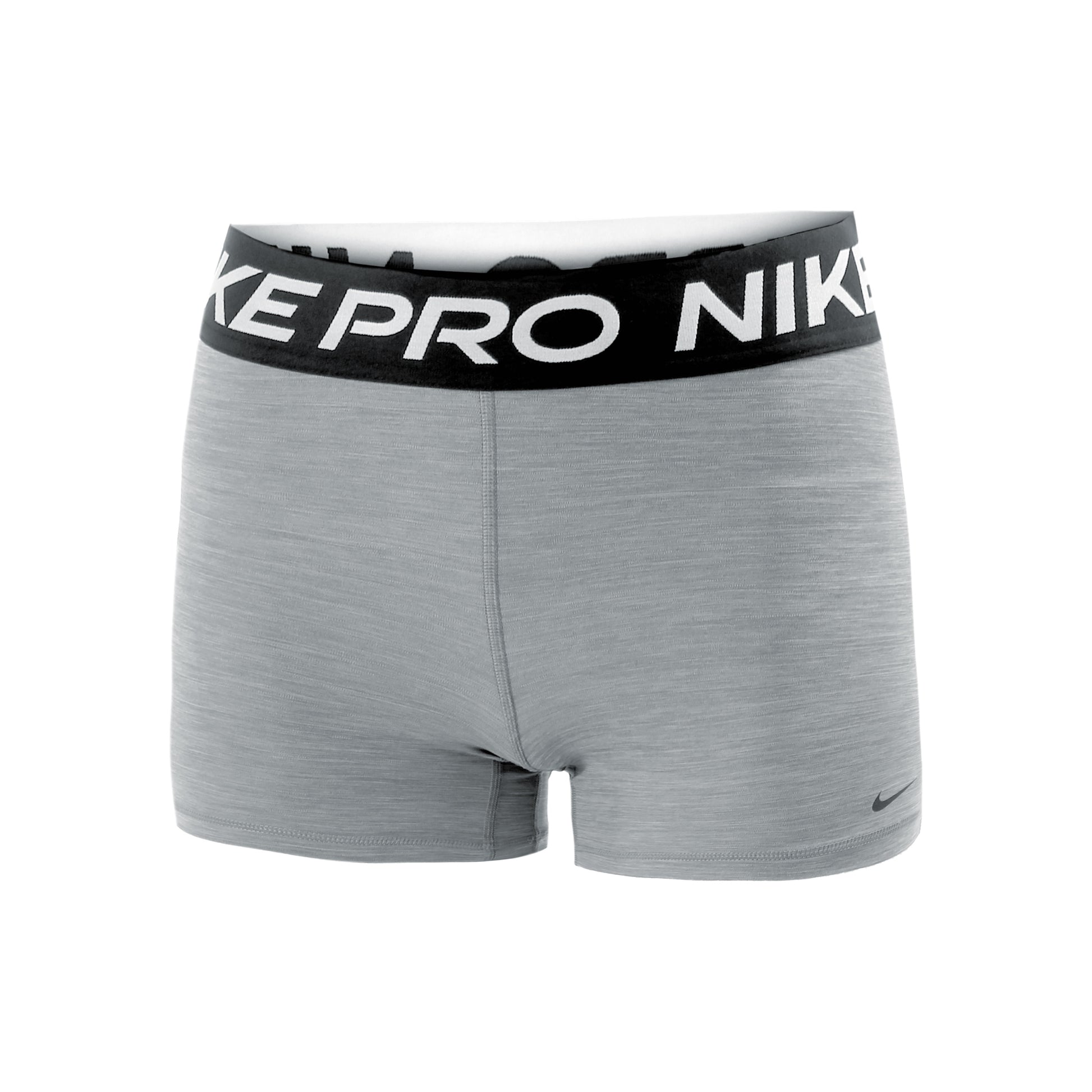 Nike Pro 3in Shorts Con Bolsillo Para Pelota Mujeres-Gris,Negro