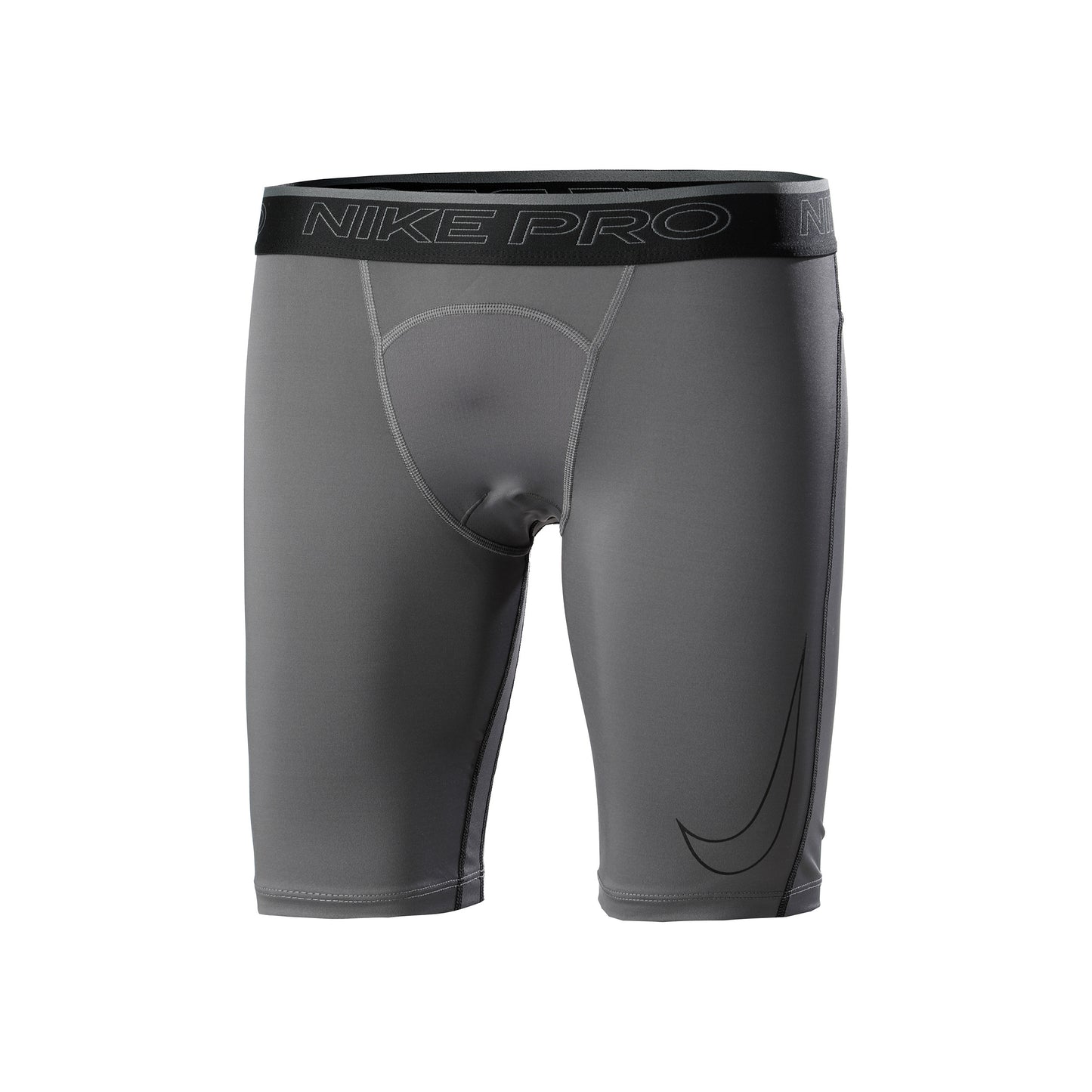 Nike Dri-Fit Pro Long Mallas Para Correr Hombres-Gris,Negro