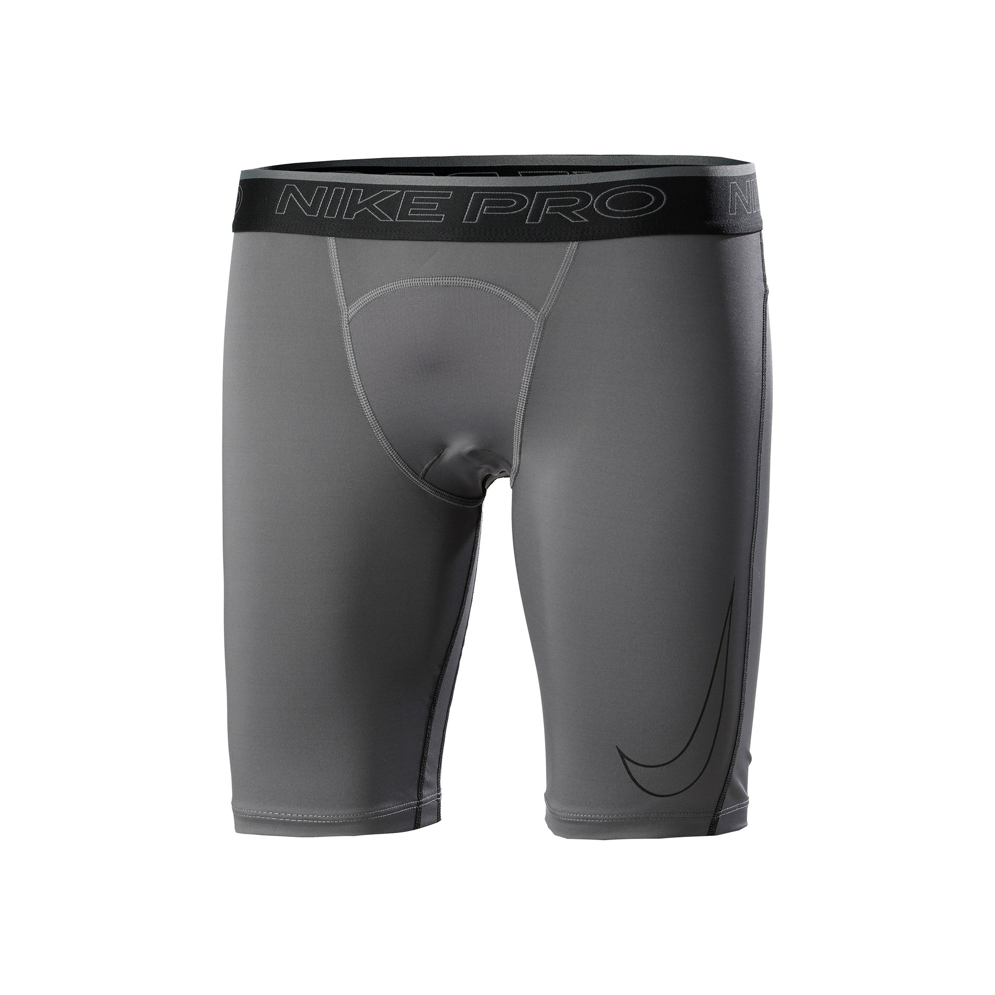 Nike Dri-Fit Pro Long Mallas Para Correr Hombres-Gris,Negro
