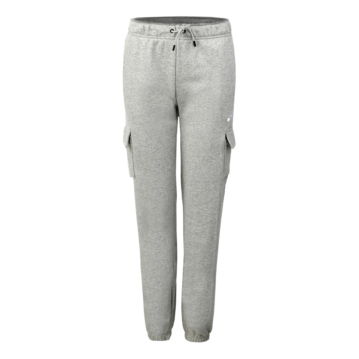 Nike Essential Fleece Medium-Rise Cargo Pantalón de entrenamiento Mujeres - gris, blanco