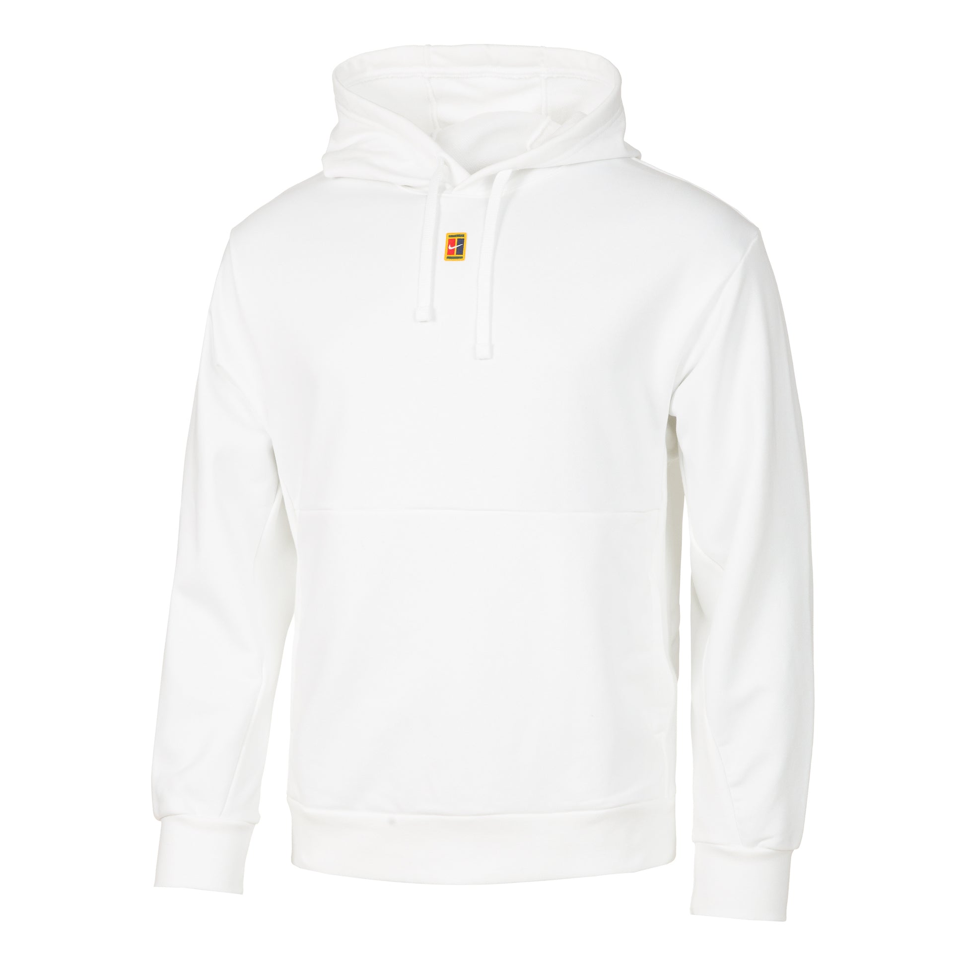 Nike Dri-Fit Court Heritage Fleece Sudadera con capucha Hombres - blanco,