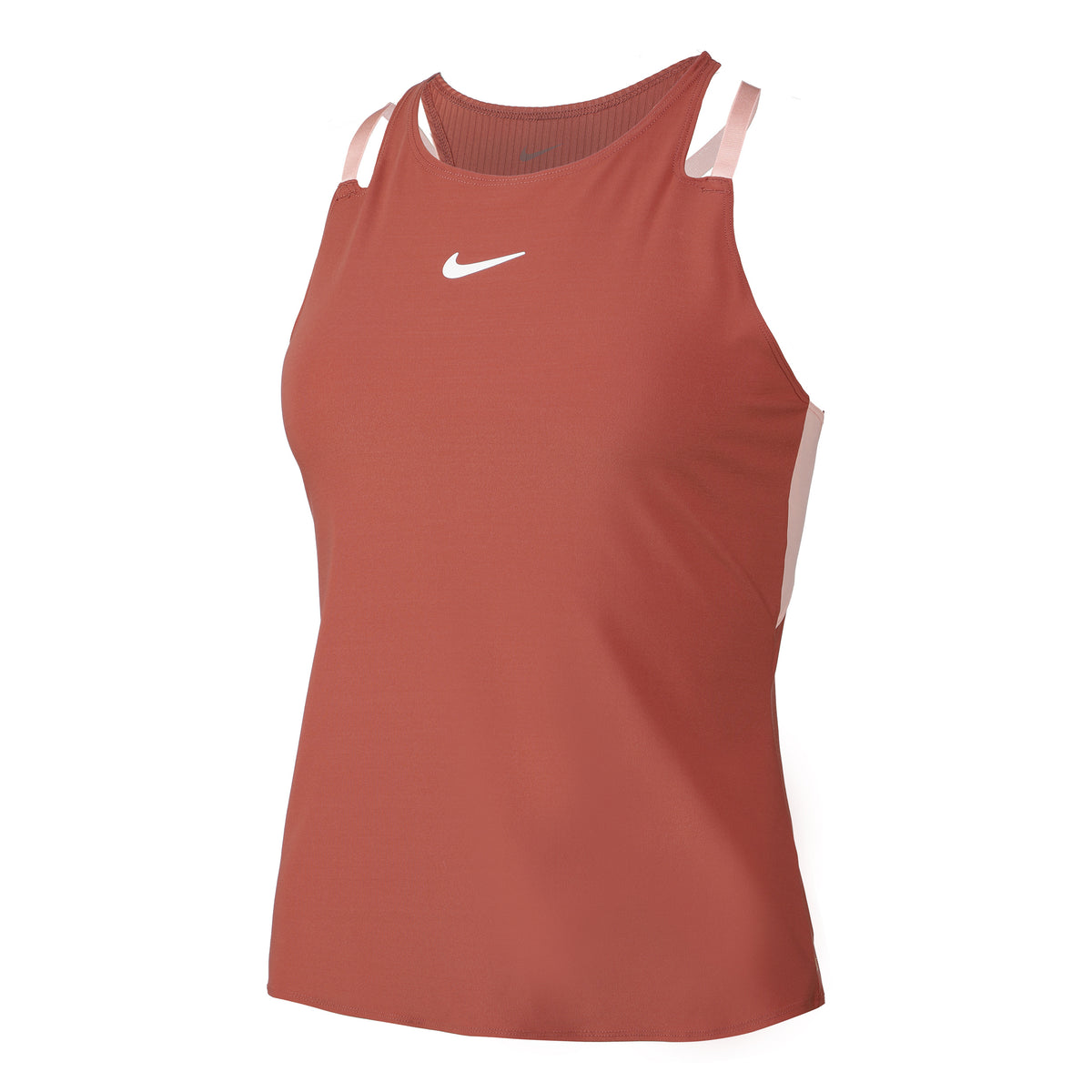 Nike Court Dri-Fit Camiseta de tirantes Mujeres - rojo oscuro, coral