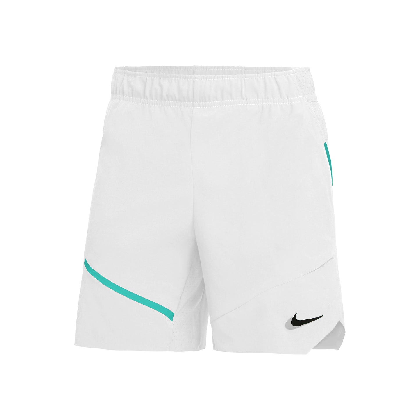 Nike Court Slam Shorts Hombres - blanco, turquesa