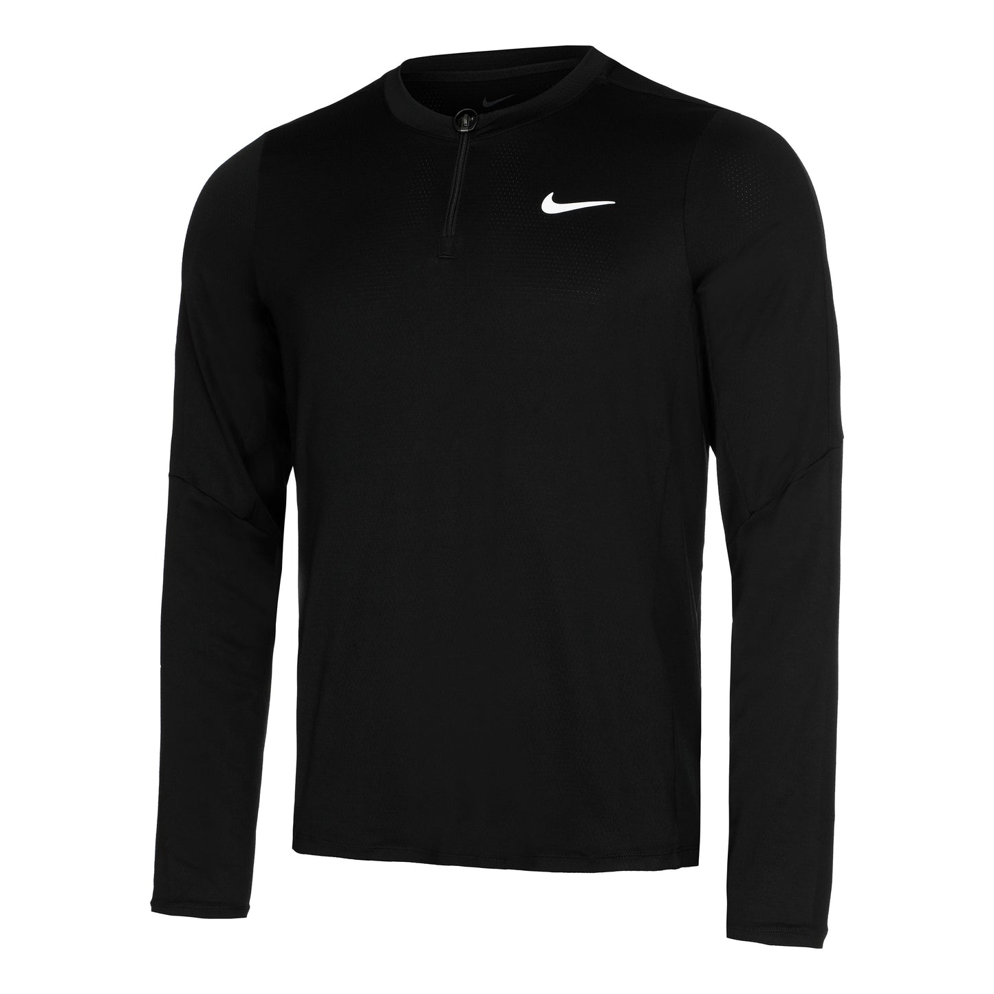 Nike Court Dri-Fit Half-Zip Camiseta de manga larga Hombres - negro,