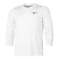 Court Dri-Fit Half-Zip Camiseta de manga larga Hombres - blanco,