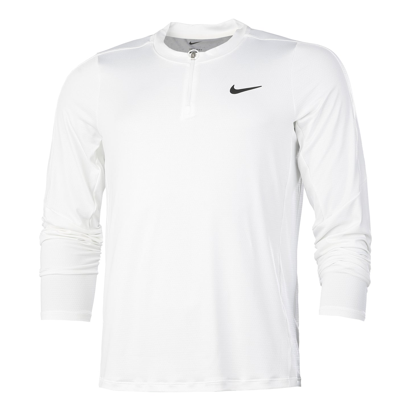 Nike Court Dri-Fit Half-Zip Camiseta de manga larga Hombres - blanco,