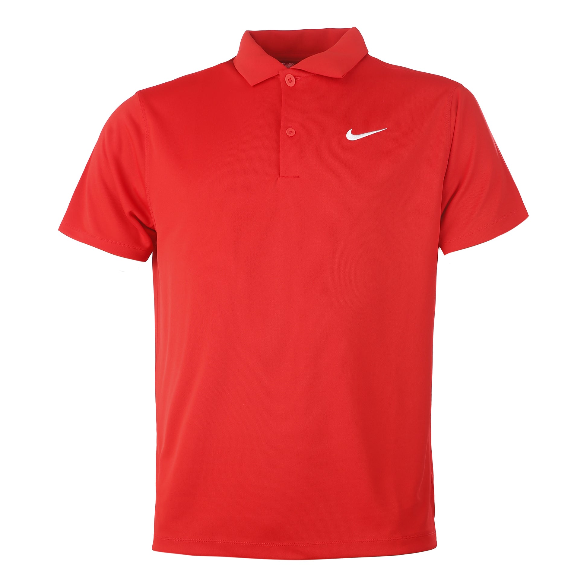 Nike Dri-Fit Victory Court Solid Polo Hombres - rojo