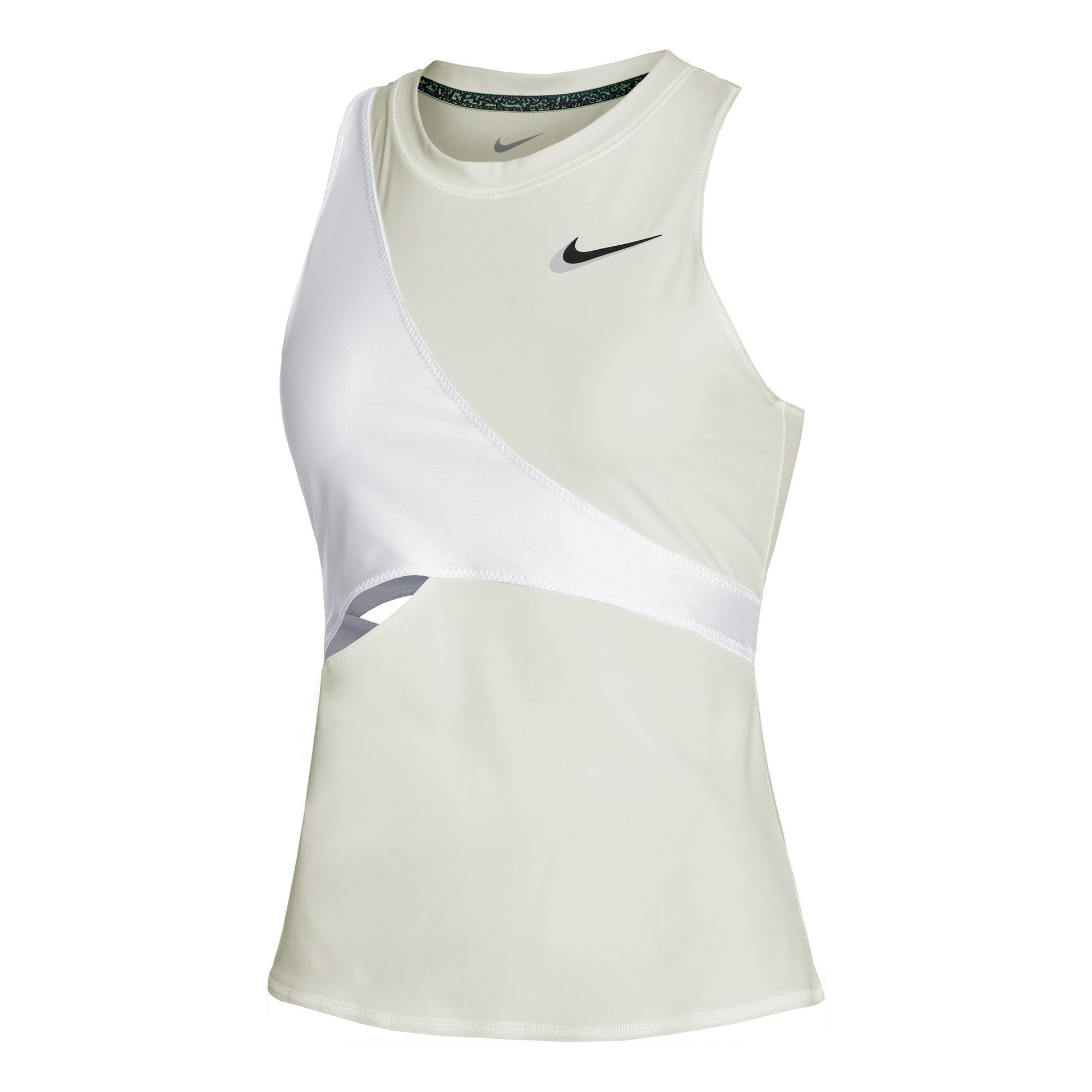 Nike Court Dri-Fit Slam NT PS Camiseta De Tirantes Mujeres-Crema,Blanco