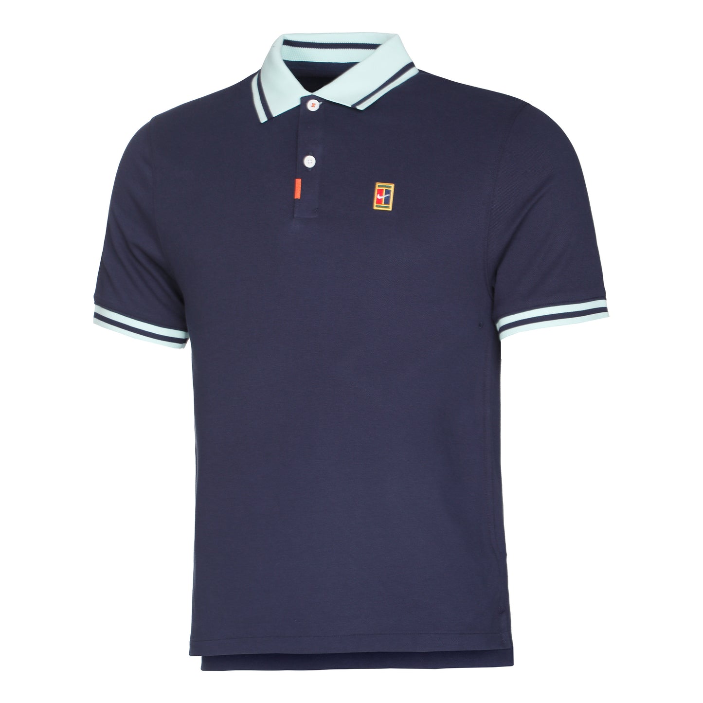 Nike Dri-Fit Heritage Slim 2 Polo Hombres - azul oscuro, mint