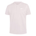 Dri-Fit Court Blade Solid Polo Hombres - rosa, blanco