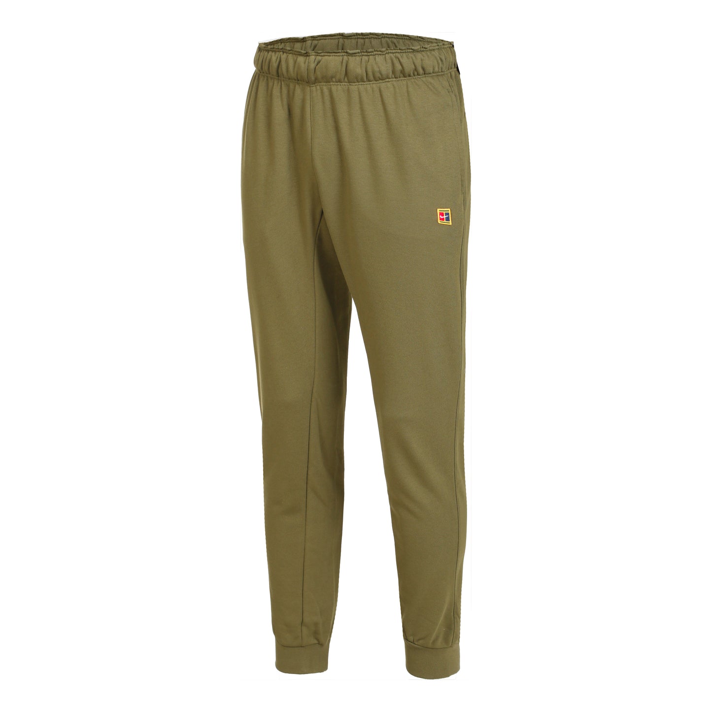 Nike Dri-Fit Court Heritage Fleece Pantalón de entrenamiento Hombres - oliva,