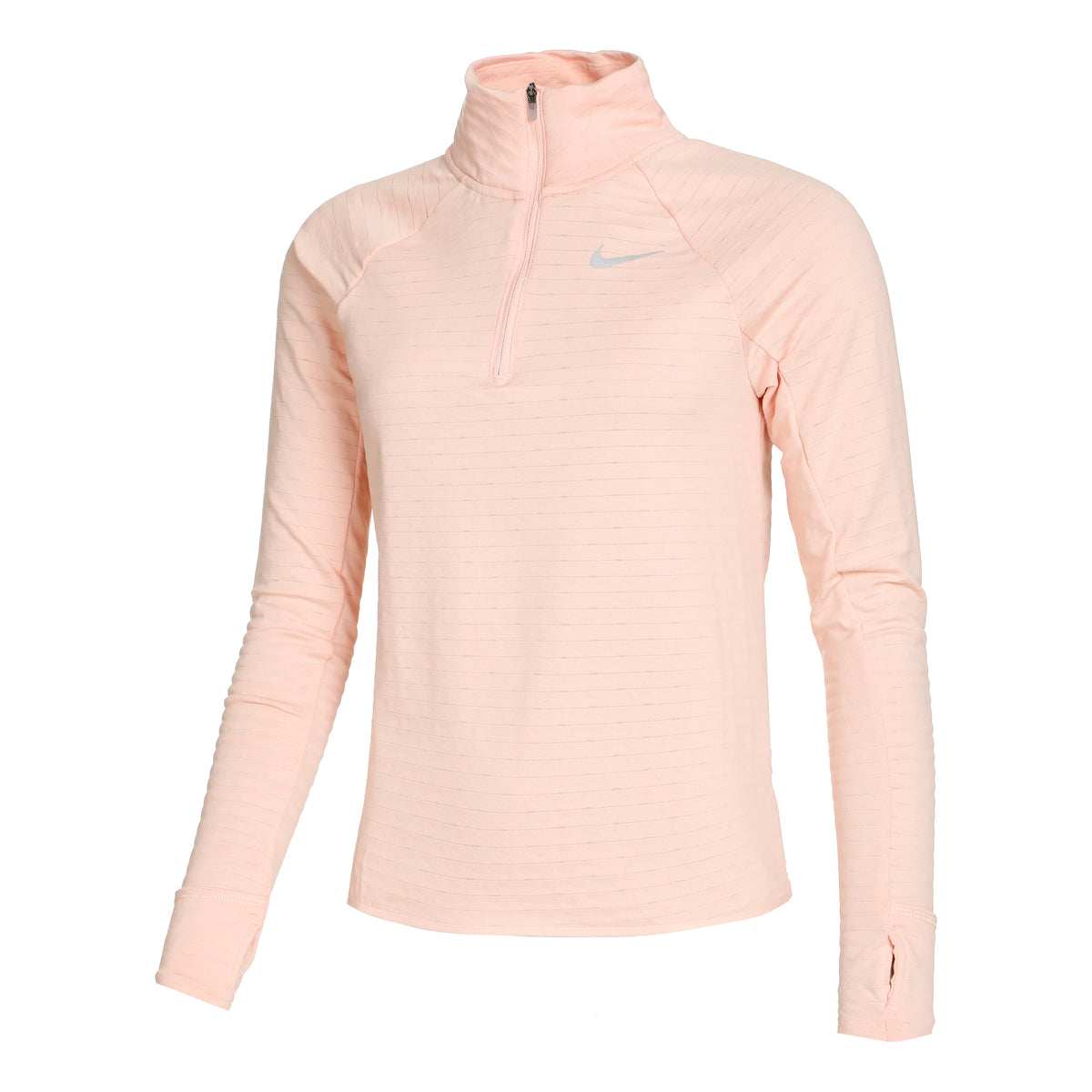 Nike Therma-Fit Element Half-Zip Top de running Mujeres - coral, gris