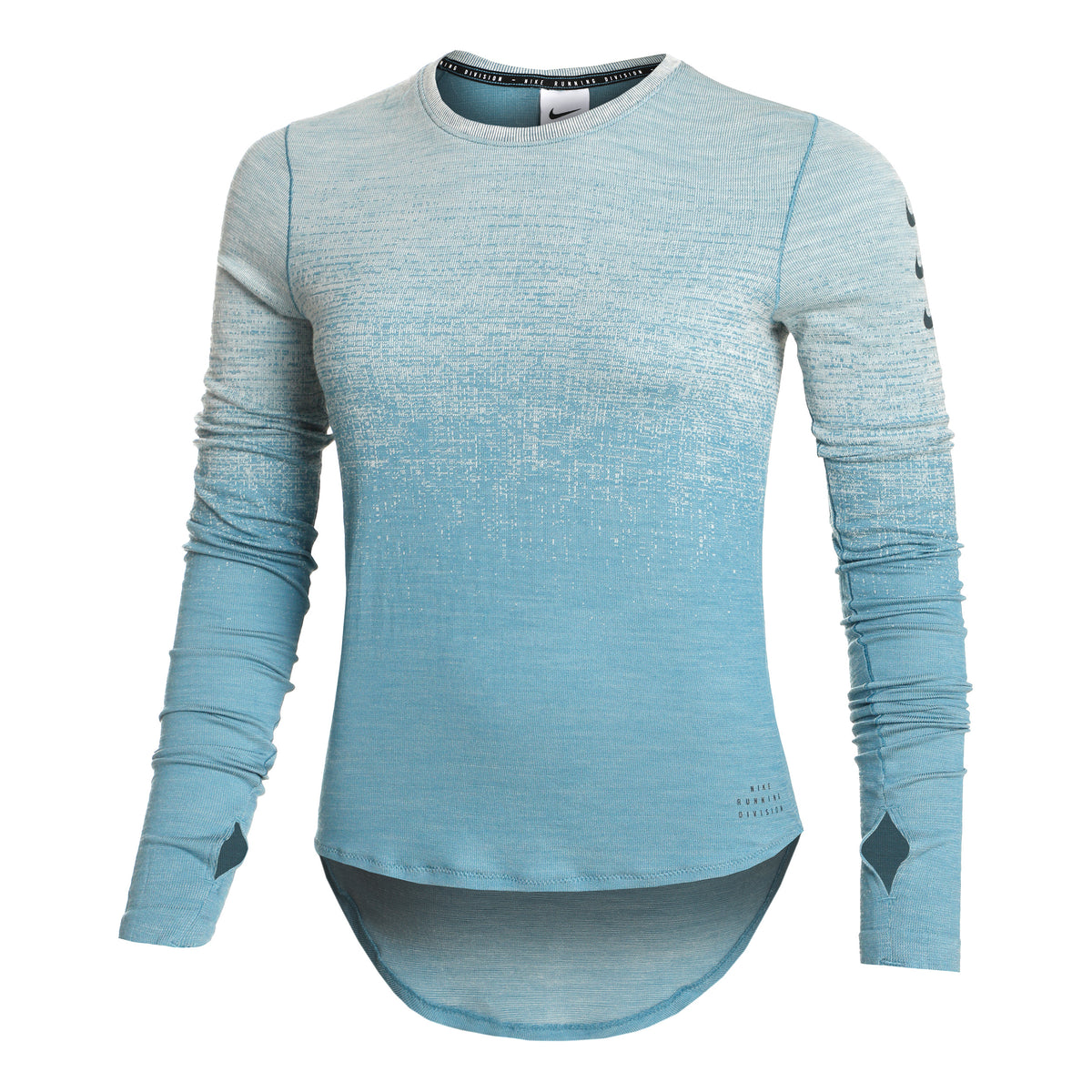 Nike Dri-Fit Run Division Top de running Mujeres - azul, gris