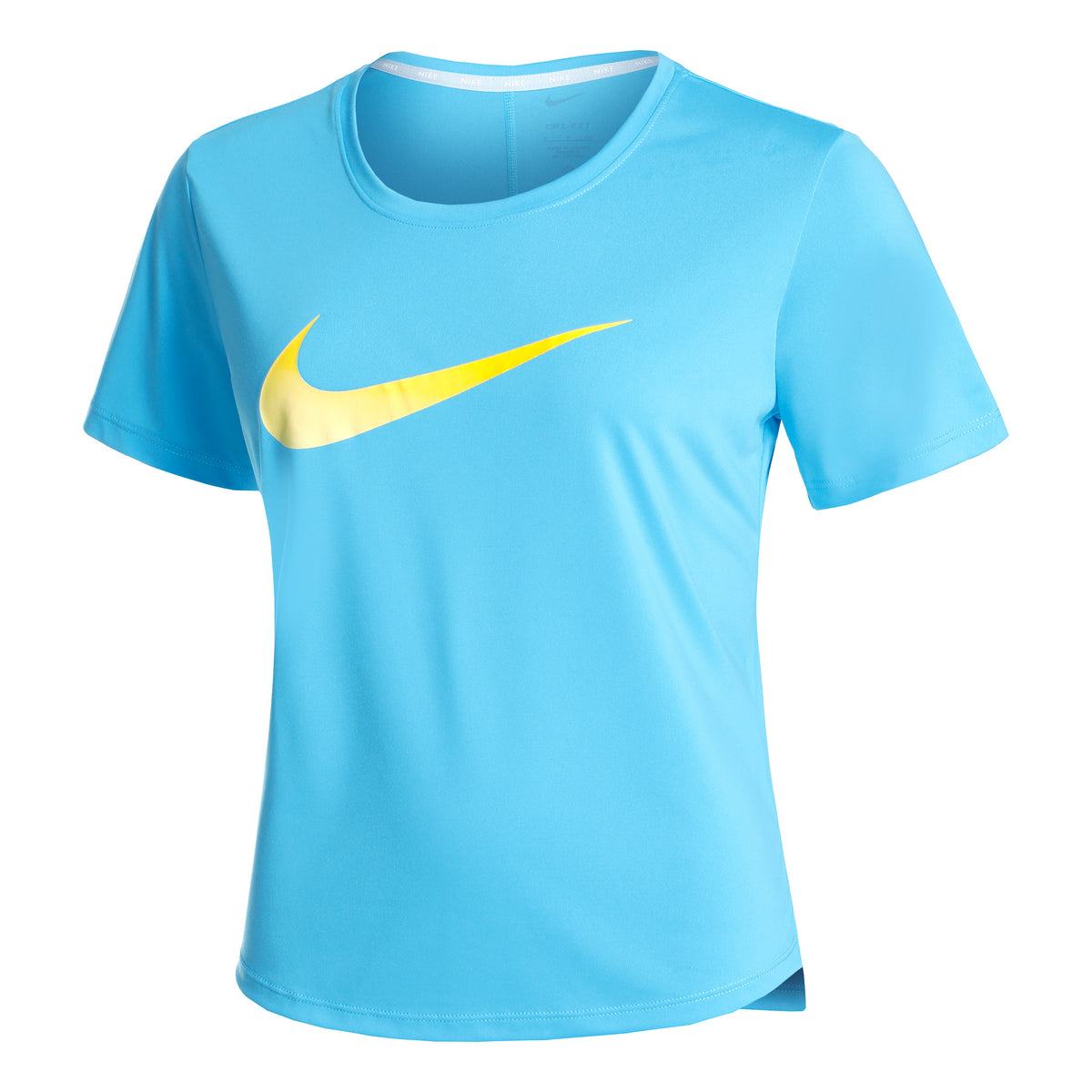 Nike Dri-Fit One Swoosh HBR Camiseta de running Mujeres - turquesa,