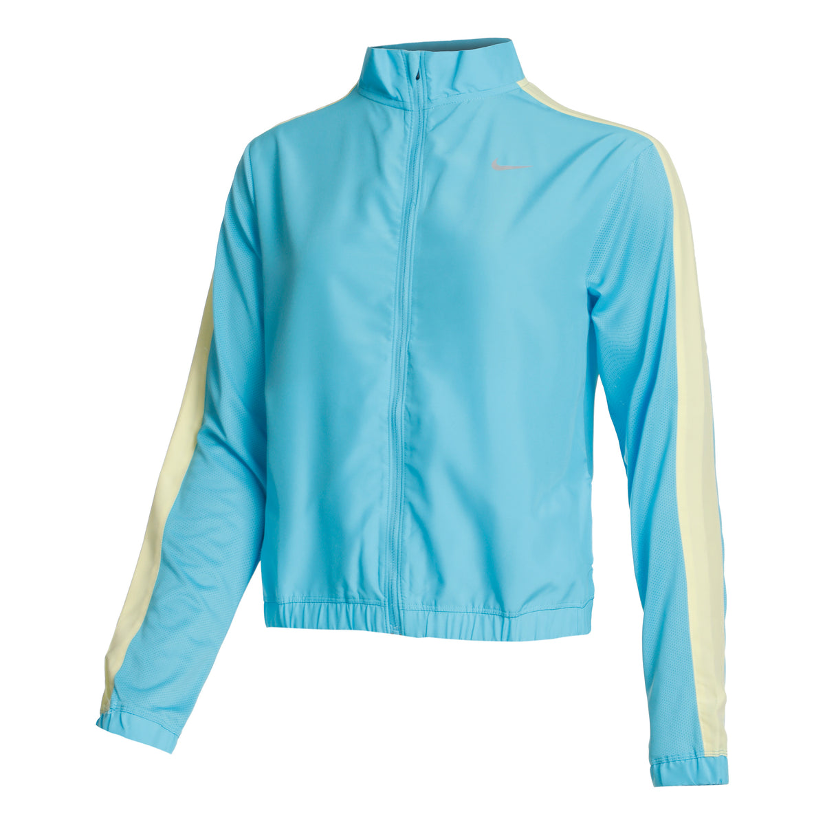 Nike Swoosh Run Chaqueta para correr Mujeres - azul, amarillo