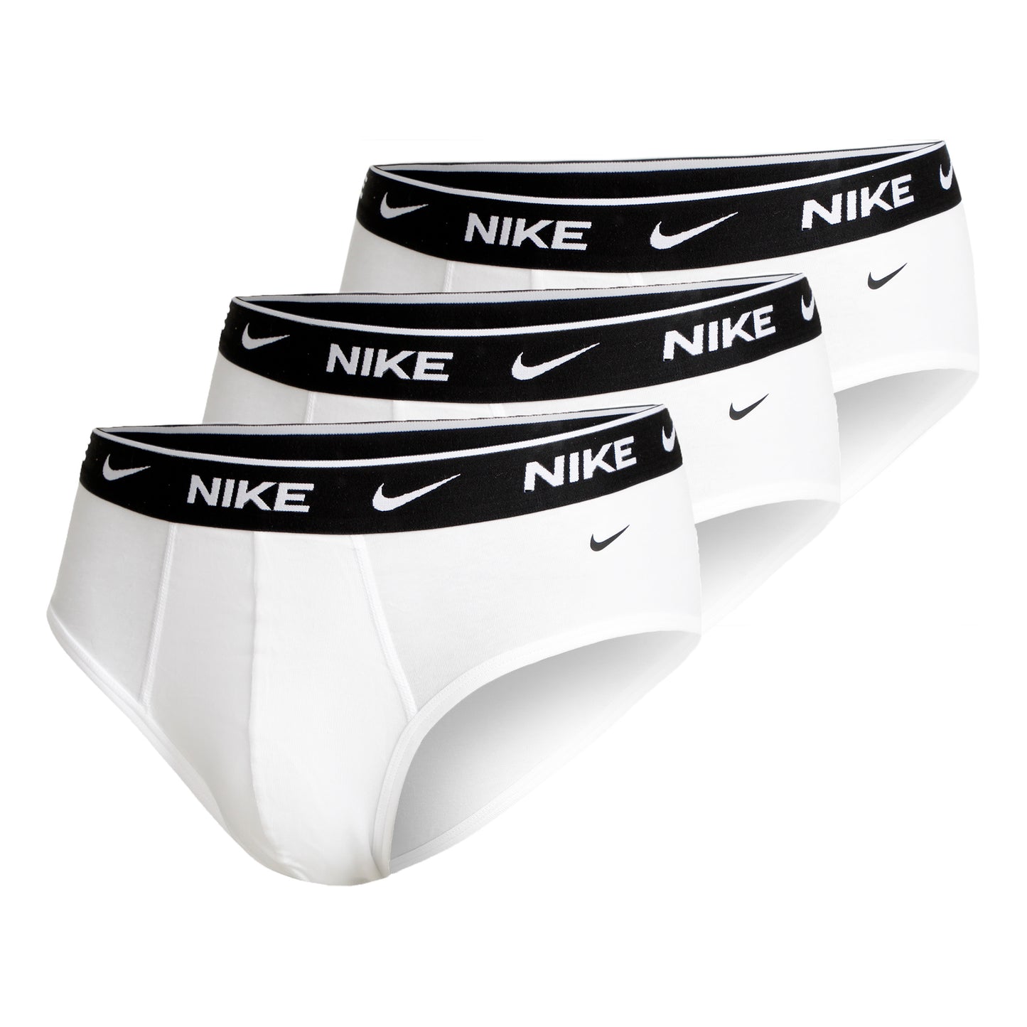 Nike Everyday Cotton Stretch Brief Calzoncillos slip Pack de 3 Hombres - blanco,