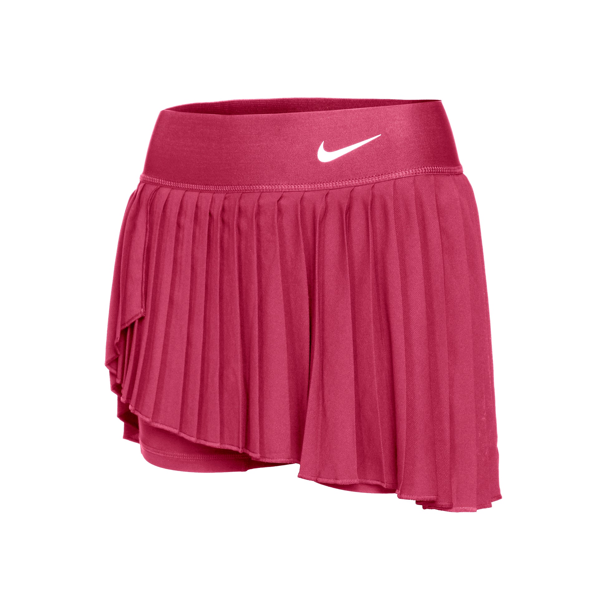 Nike Dri-Fit Court Pleated Falda Mujeres - berry,