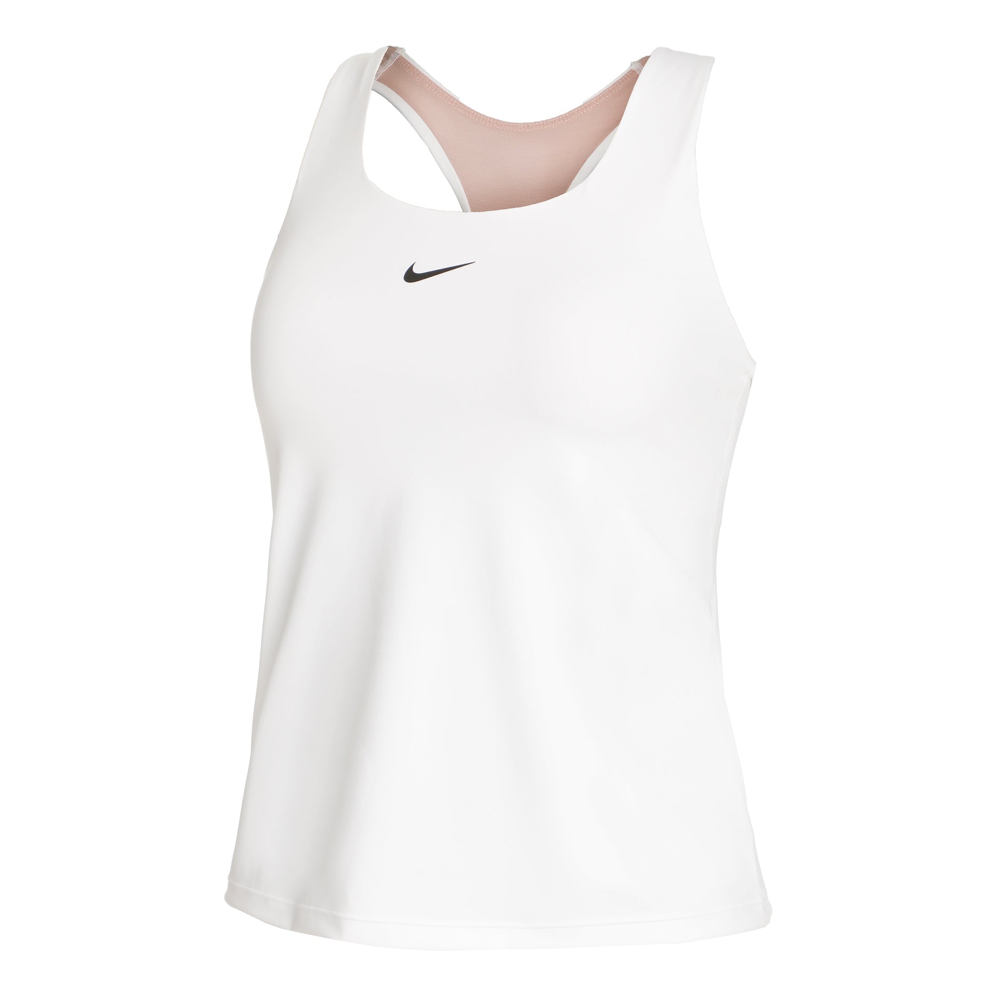 Nike Dri-Fit Swoosh Bra Camiseta De Tirantes Mujeres-Blanco