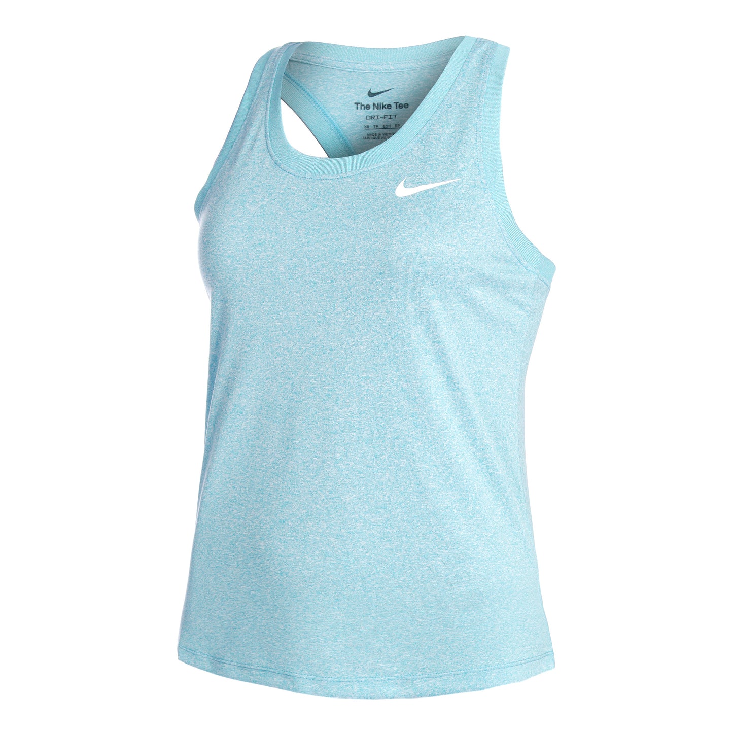 Nike Dri-Fit Regular Racerback Camiseta de tirantes Mujeres - azul claro,