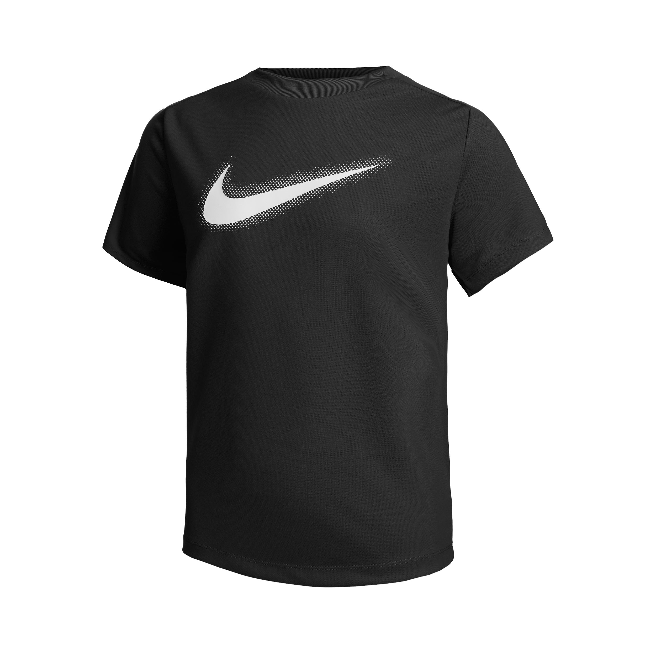Nike Dri-Fit Graphic Camiseta De Manga Corta Chicos-Negro,Blanco