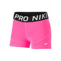 Dri-Fit Big Kids 3in Shorts Chicas-rosa,negro