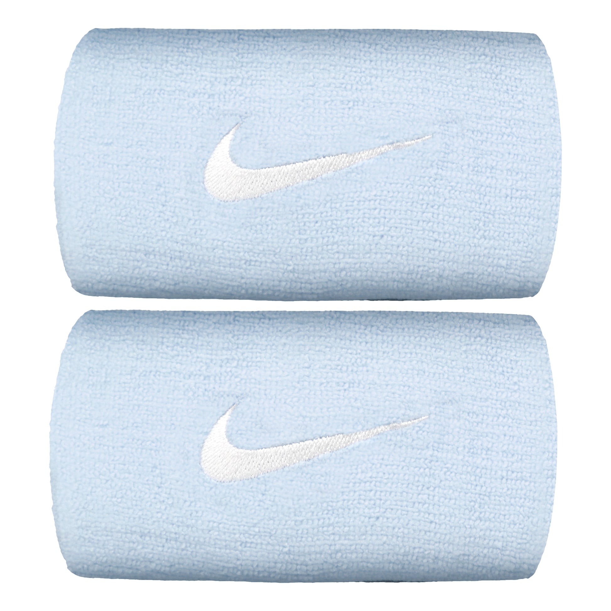 Nike Premier DW Cinta para sudor Pack de 2 largo - azul claro, blanco