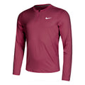 Court Dri-Fit Half-Zip Camiseta de manga larga Hombres - berry,