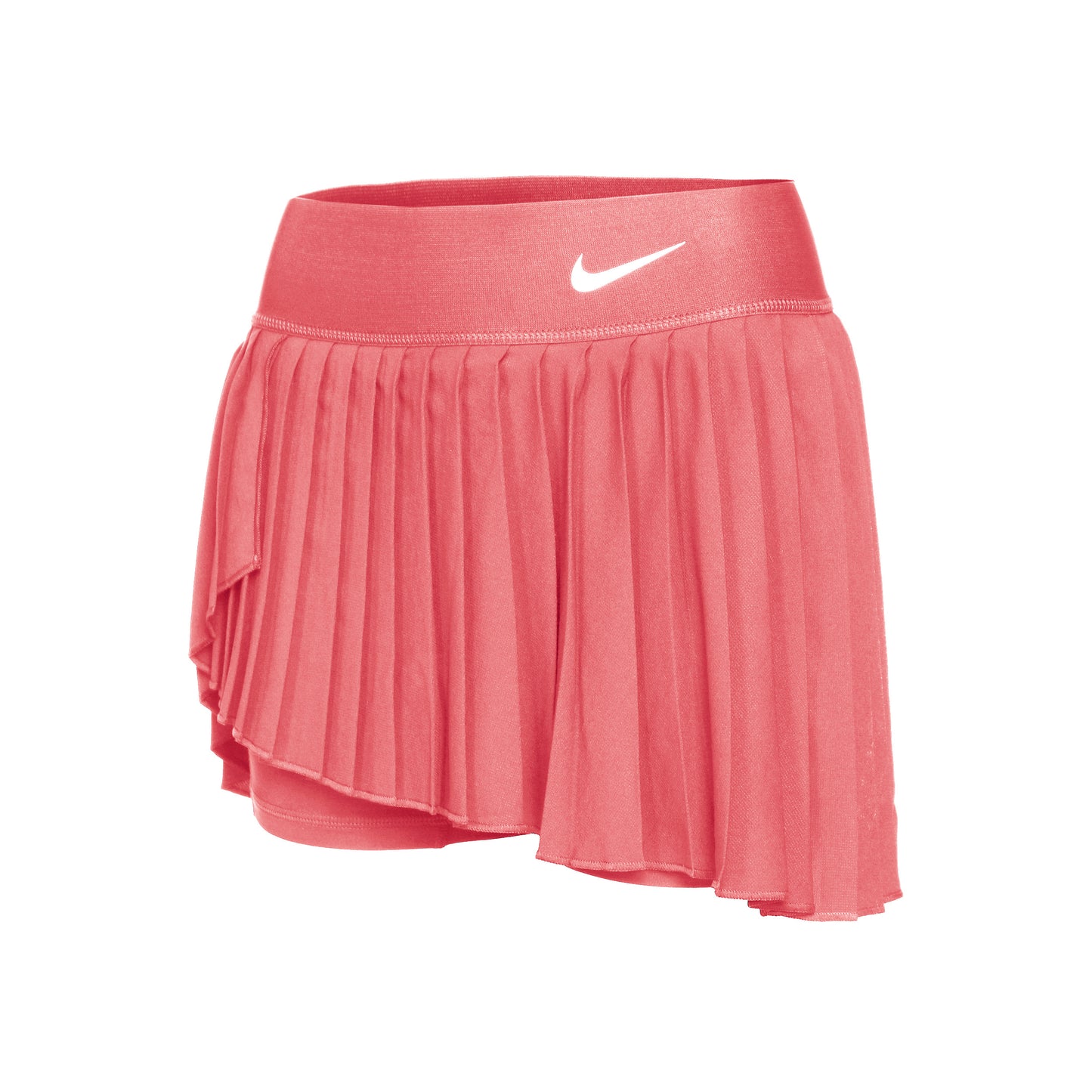 Nike Dri-Fit Court Pleated Falda Mujeres - coral,