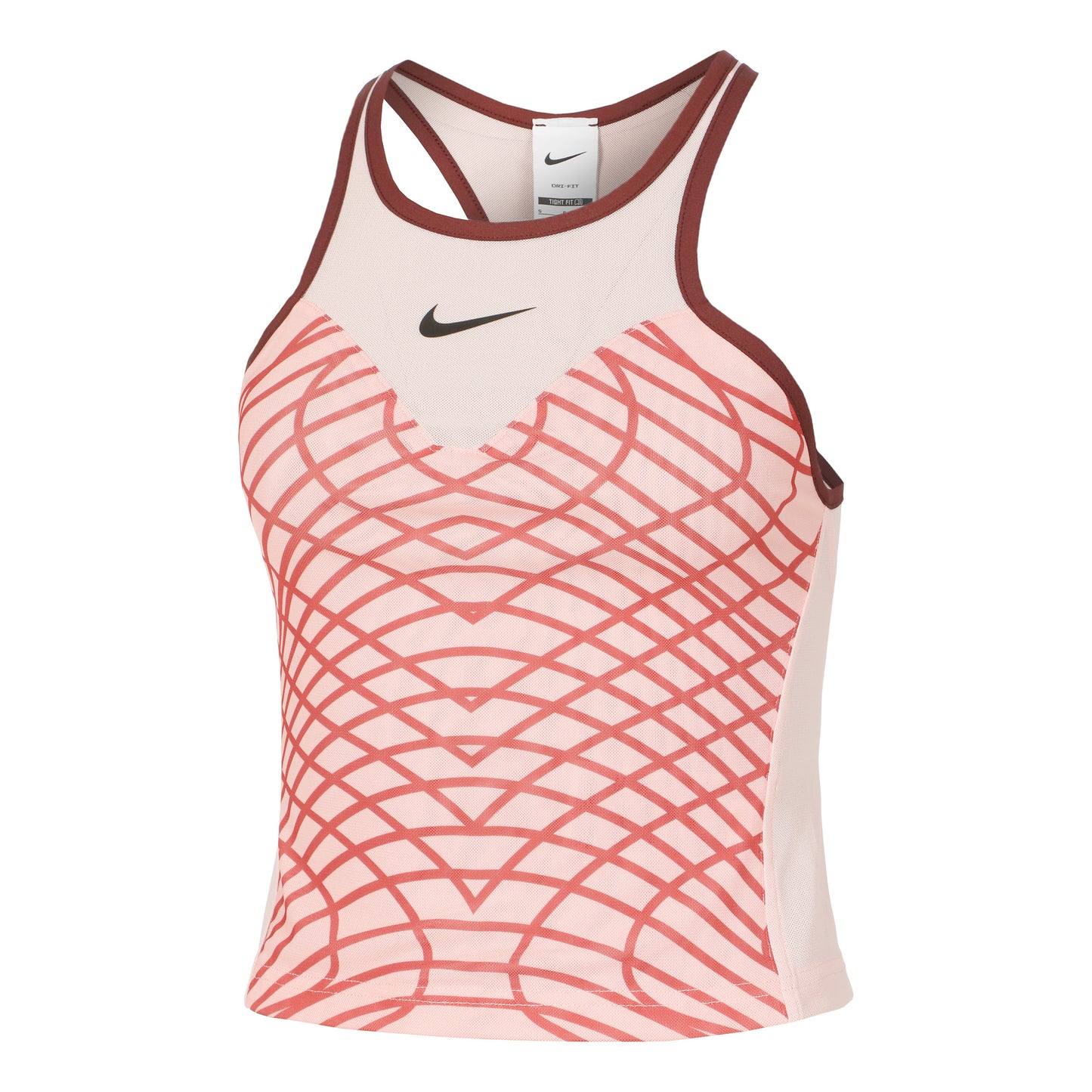 Nike Dri-Fit Court Slam RG Camiseta de tirantes Mujeres - rosa, coral