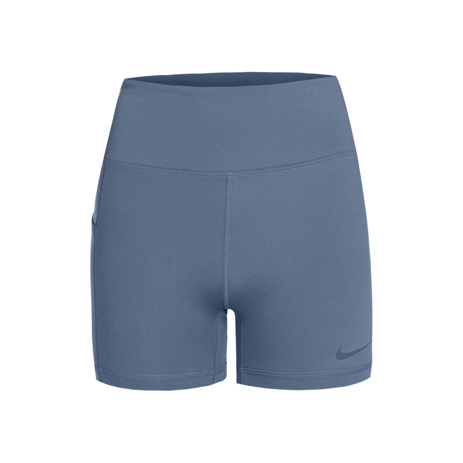 Nike Dri-Fit Heritage 4in Shorts con bolsillo para pelota Mujeres - azul-gris,
