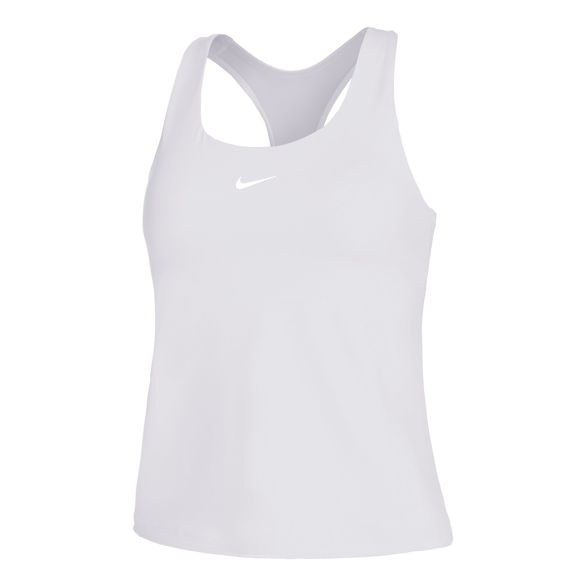 Nike Dri-Fit Swoosh Camiseta de tirantes Mujeres - azul-gris,