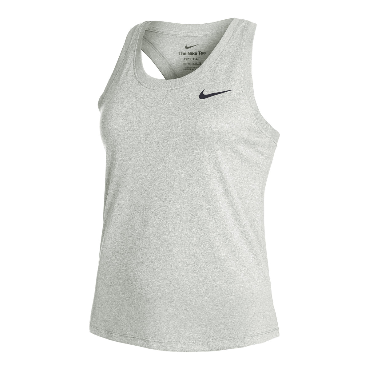 Nike Dri-Fit Regular Racerback Camiseta de tirantes Mujeres - gris claro,