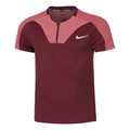 Dri-Fit Court Slim UL RG Polo Hombres - rojo oscuro, rosa viejo