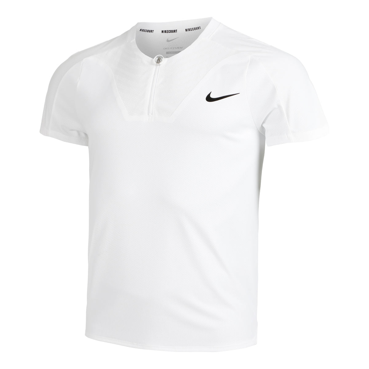 Nike Dri-Fit Court Slam Polo Hombres - blanco,