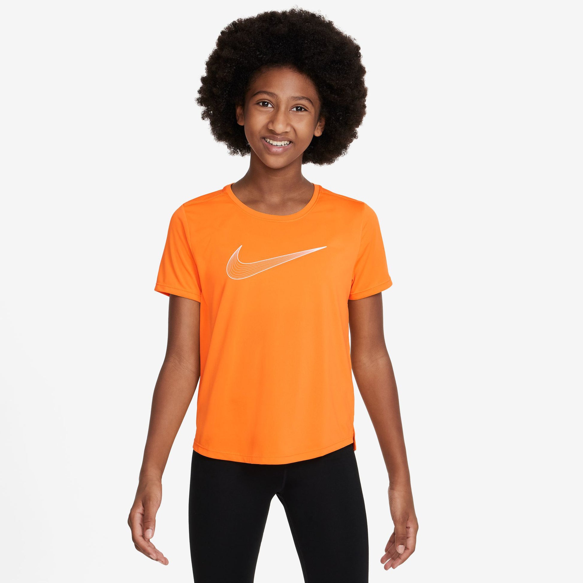 Nike Dri-Fit One GX Camiseta de manga corta Chicas - naranja,
