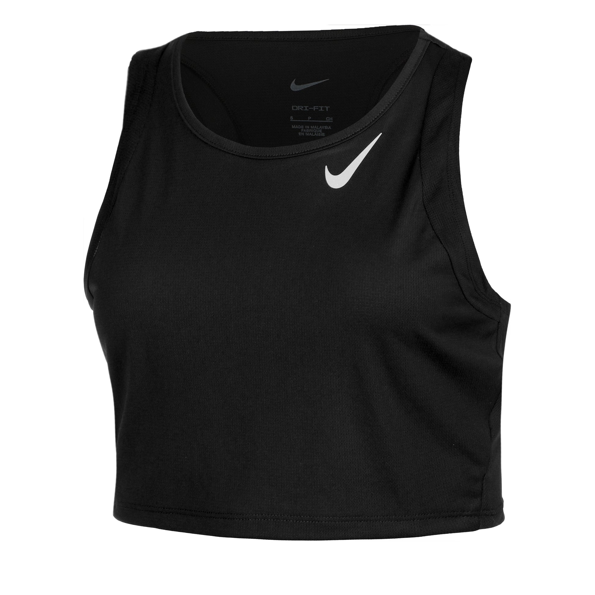 Nike Dri-Fit Fast Crop Camiseta de running Mujeres - negro,