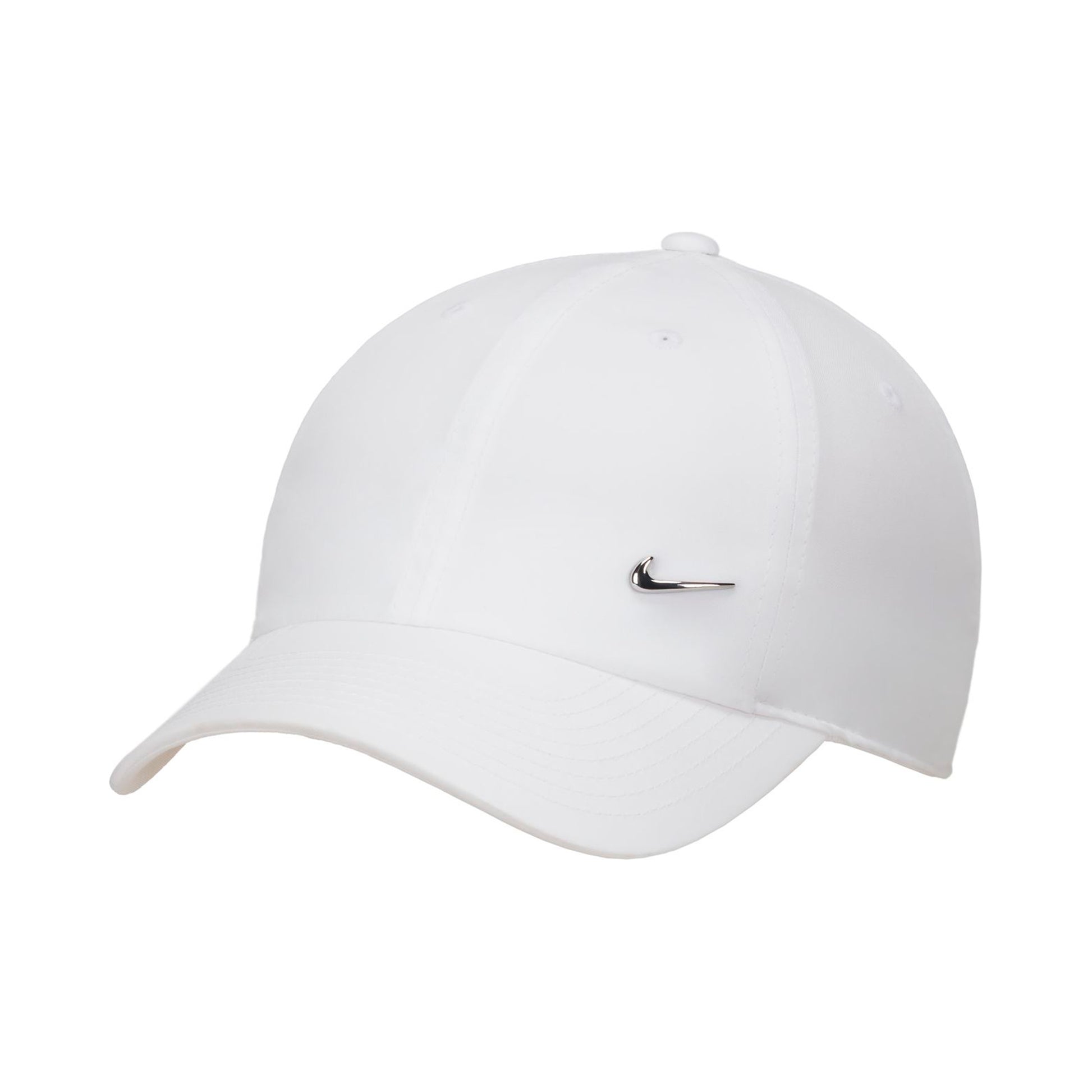 Nike Dri-Fit Club Gorra Unisex - blanco, plateado