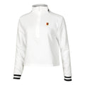 Dri-Fit Court Heritage 1/4 Zip Camiseta de manga larga Mujeres - blanco,