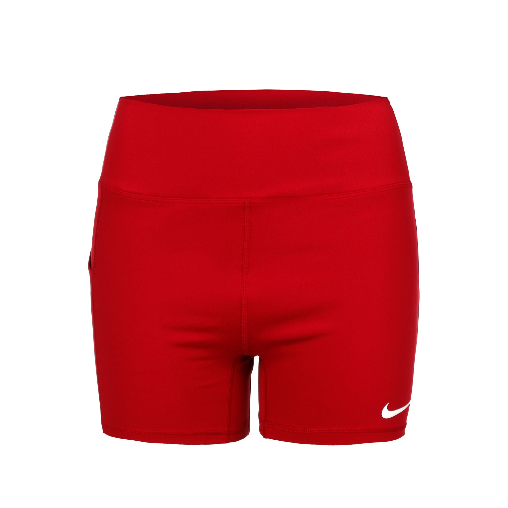 Nike Dri-Fit Heritage 4in Shorts con bolsillo para pelota Mujeres - berry,